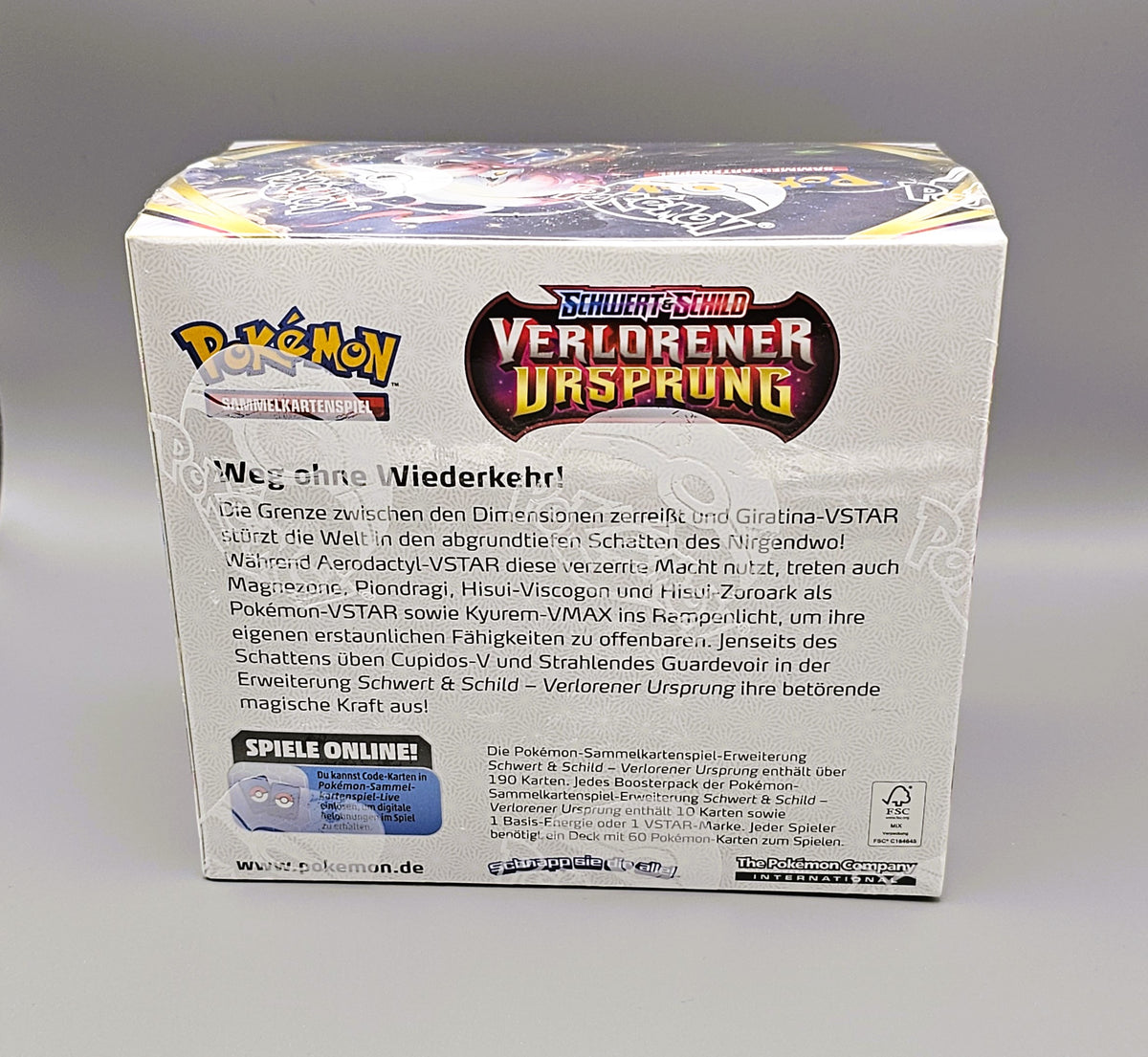 Pokemon Schwert & Schild: Verlorener Ursprung (SWSH11) | 36 Booster Pack Display | Deutsch