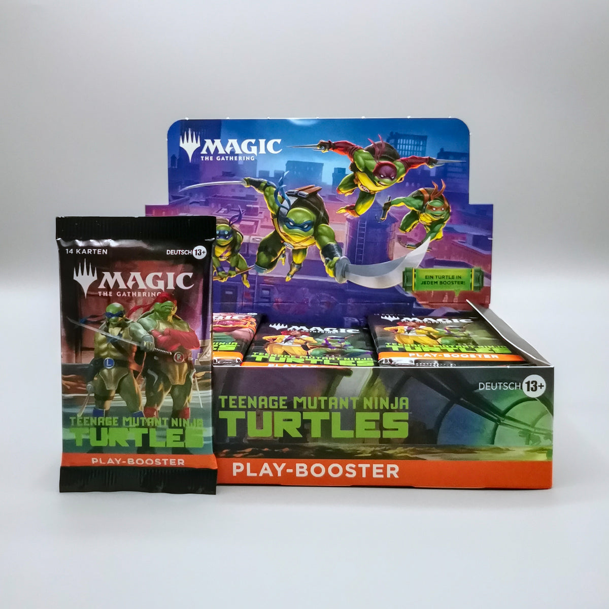 Magic The Gathering: Teenage Mutant Ninja Turtles (TMT-DE) | 1x Play-Booster | Deutsch