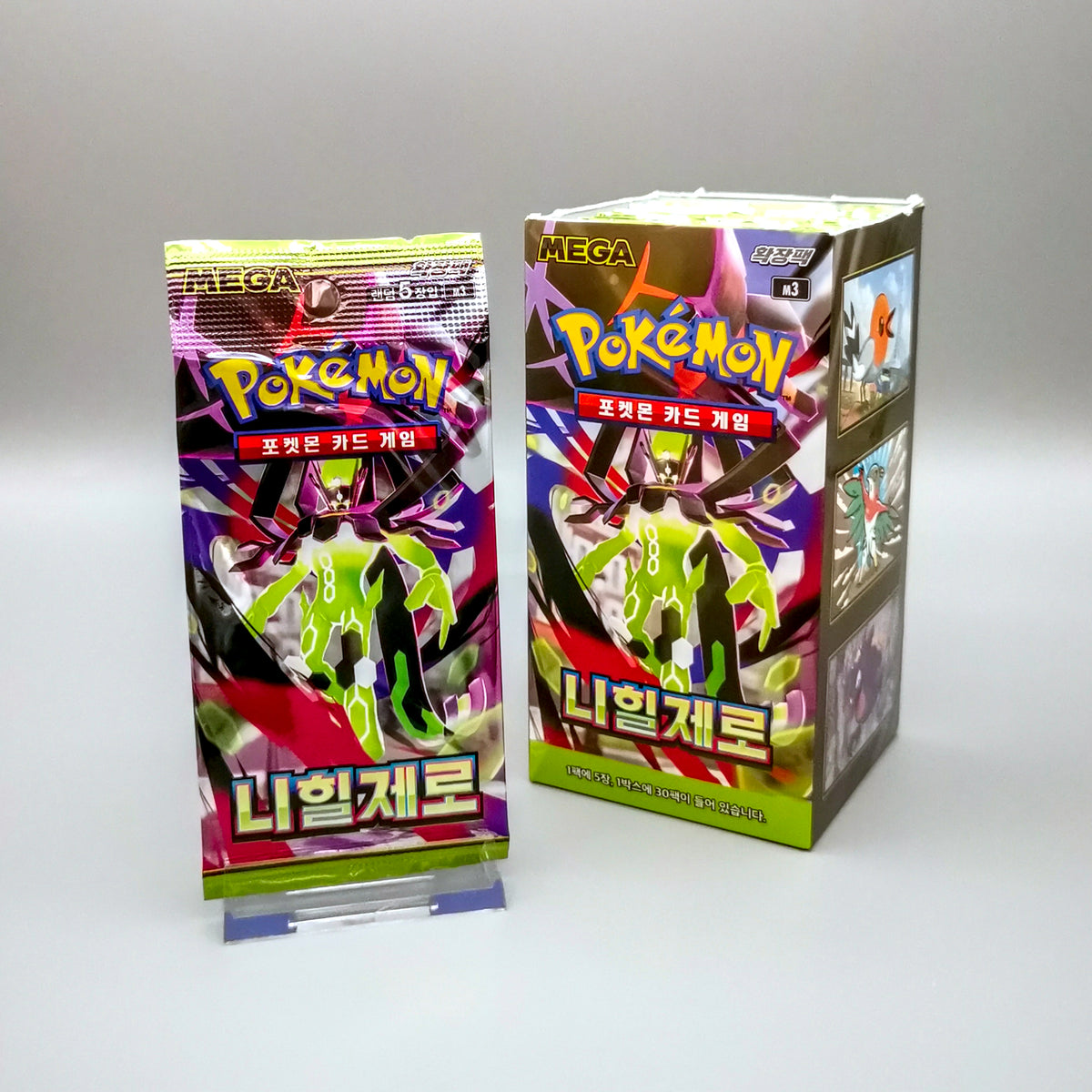 Pokemon M3 MEGA Nihil Zero | 1x Booster Pack | Koreanisch
