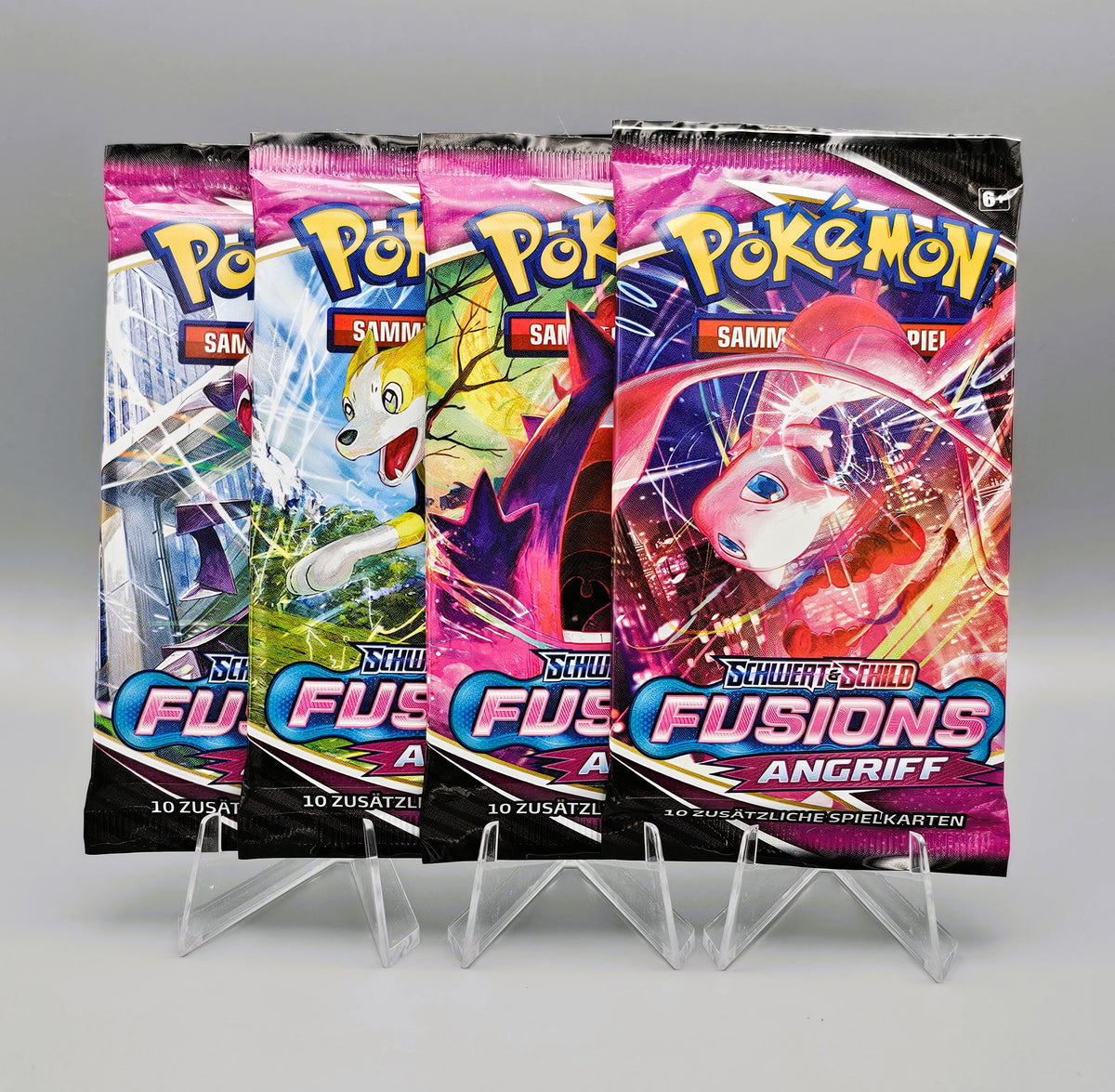 *diff* Pokemon SWSH8 Schwert & Schild: Fusionsangriff | 1x Booster Pack | Deutsch