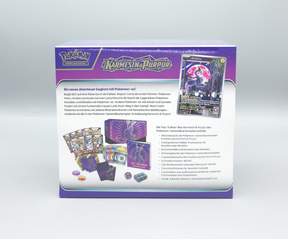 *diff* Pokemon KP01 Karmesin & Purpur: Base Set | Top-Trainer-Box | Deutsch