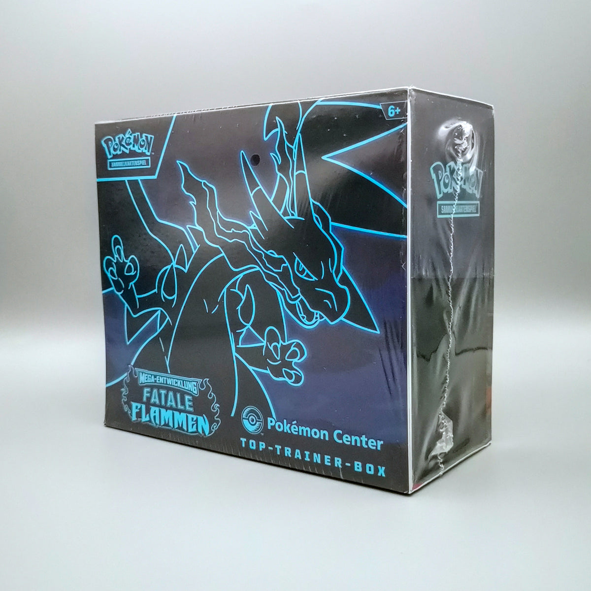 Pokemon ME02 MEGA-Entwicklung: Fatale Flammen | Pokémon Center Top-Trainer-Box | Deutsch