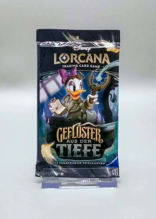 Disney Lorcana: Geflüster aus der Tiefe (10WHI-DE) | 1x Booster Pack | Deutsch
