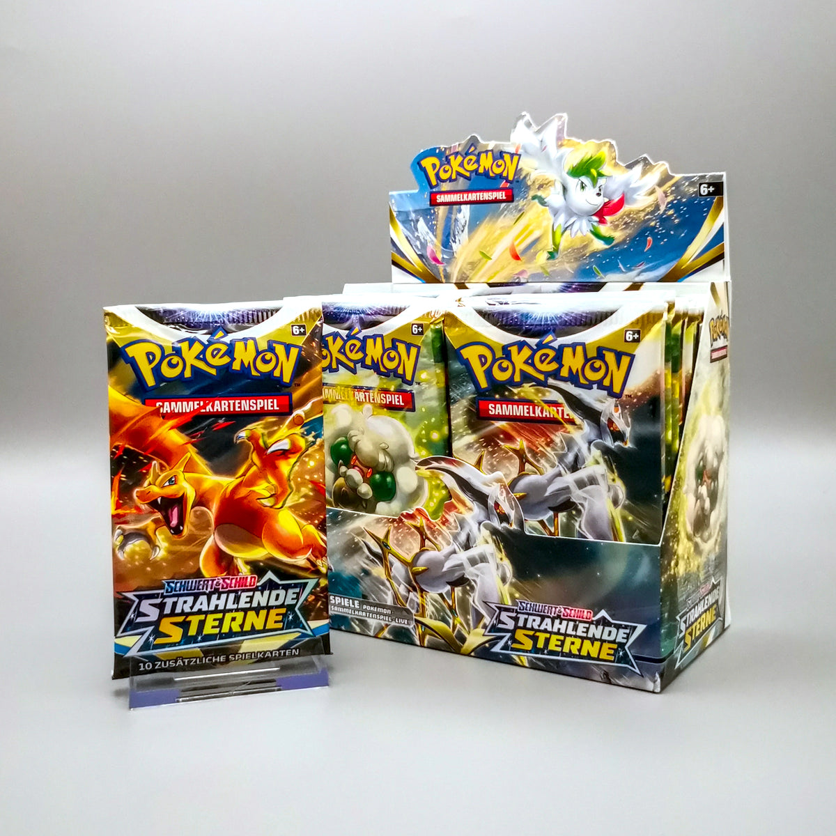 *diff* Pokemon SWSH9 Schwert & Schild: Strahlende Sterne | 1x Booster Pack | Deutsch
