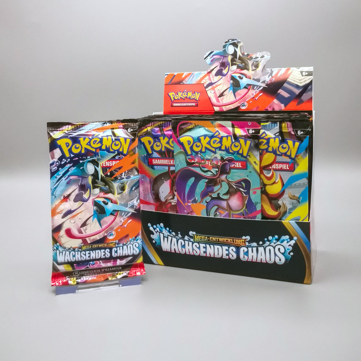 Pokemon ME04 MEGA-Entwicklung: Wachsendes Chaos | 1x Booster Pack | Deutsch