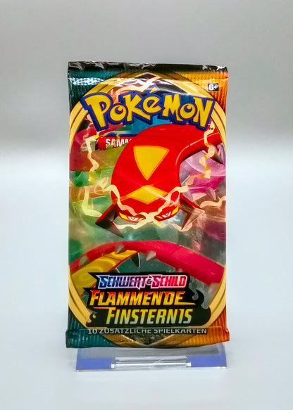 *diff* Pokemon SWSH03 Schwert & Schild: Flammende Finsternis | 1x Booster Pack | Deutsch
