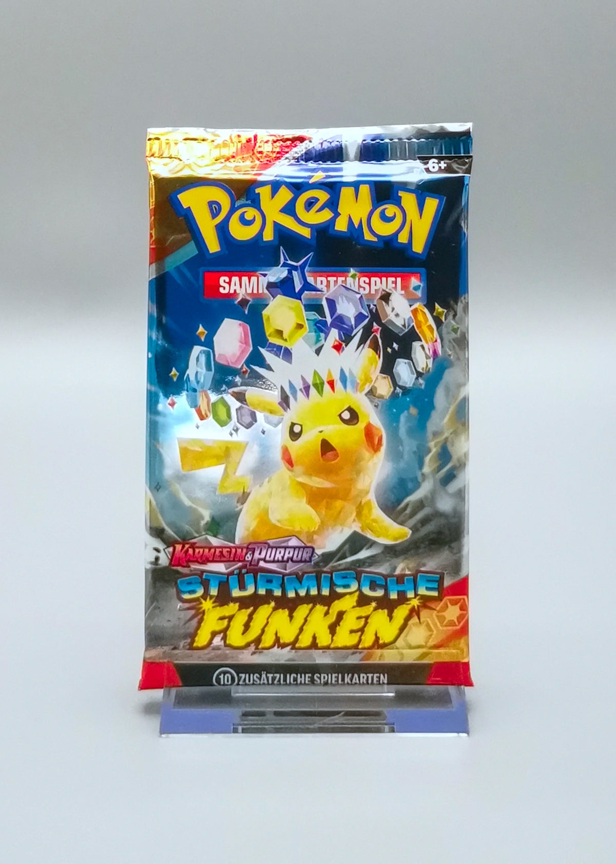 *diff* Pokemon KP08 Karmesin & Purpur: Stürmische Funken | 1x Booster Pack | Deutsch