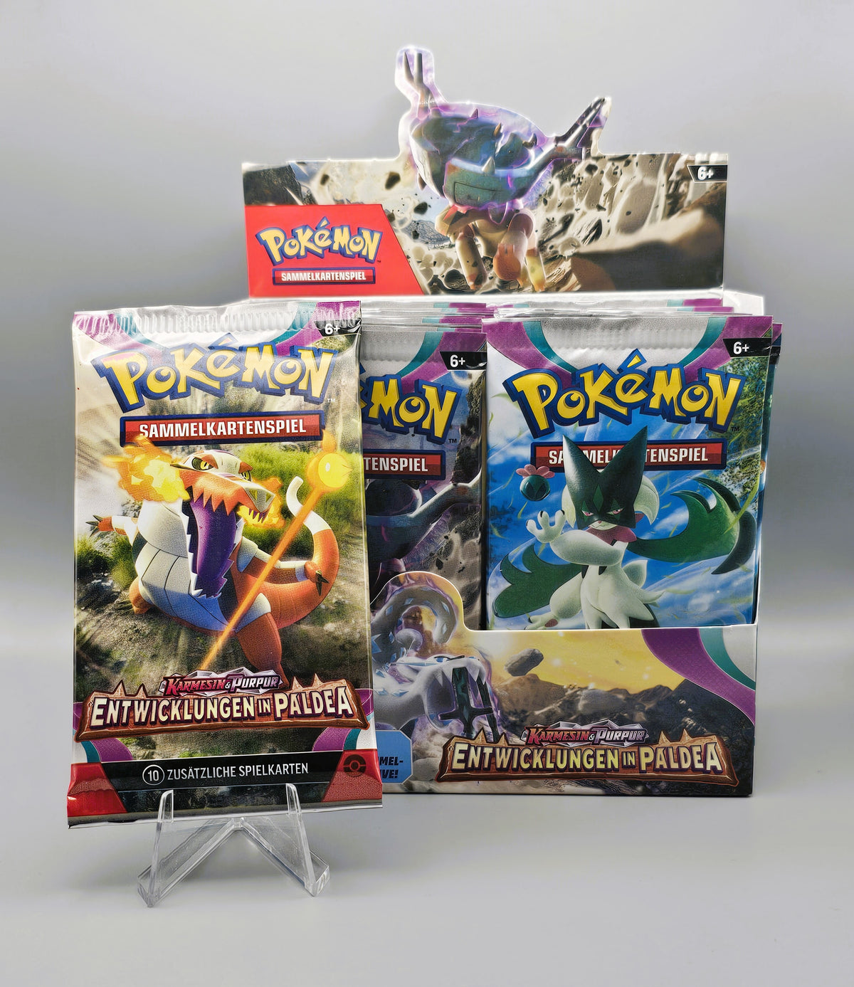 Pokemon Karmesin & Purpur: Entwicklungen in Paldea (KP02) | 1x Booster Pack | Deutsch