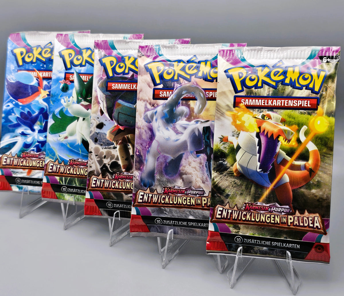 Pokemon Karmesin & Purpur: Entwicklungen in Paldea (KP02) | 1x Booster Pack | Deutsch