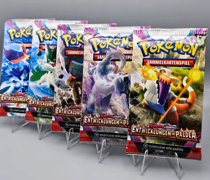 Pokemon Karmesin & Purpur: Entwicklungen in Paldea (KP02) | 1x Booster Pack | Deutsch