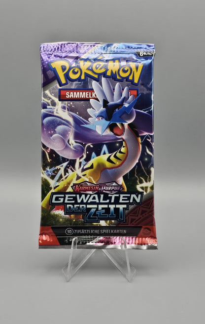 Pokémon KP05 Karmesin & Purpur: Gewalten der Zeit | Booster Pack | Deutsch - PiRoGamma TCG