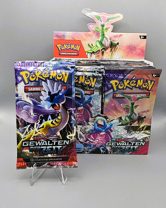 Pokémon KP05 Karmesin & Purpur: Gewalten der Zeit | Booster Pack | Deutsch - PiRoGamma TCG