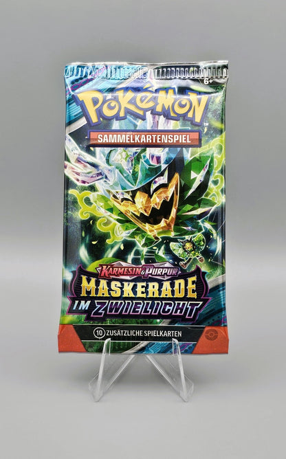 Pokémon KP06 Karmesin & Purpur: Maskerade im Zwielicht | Booster Pack | Deutsch - PiRoGamma TCG