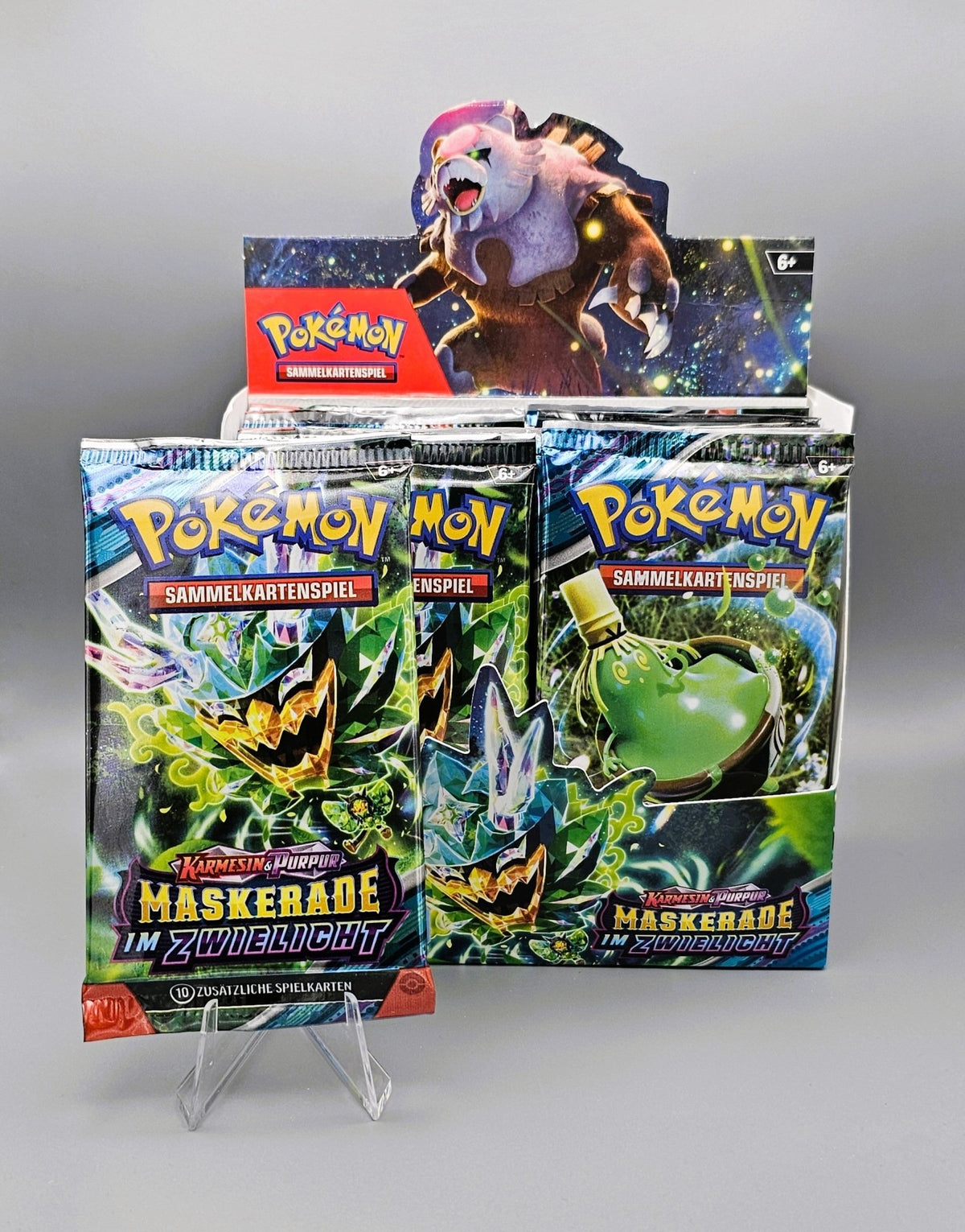 Pokémon KP06 Karmesin & Purpur: Maskerade im Zwielicht | Booster Pack | Deutsch - PiRoGamma TCG