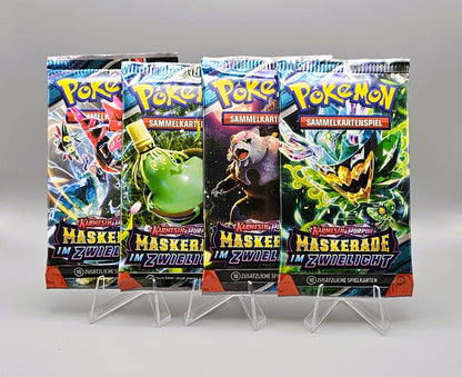 Pokémon KP06 Karmesin & Purpur: Maskerade im Zwielicht | Booster Pack | Deutsch - PiRoGamma TCG