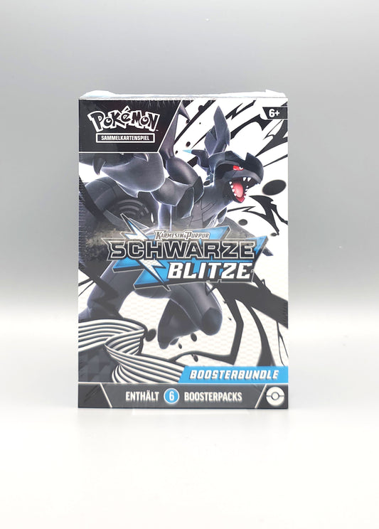 Pokemon KP10.5 Karmesin & Purpur: Schwarze Blitze & Weiße Flammen | Booster Bundle | Deutsch