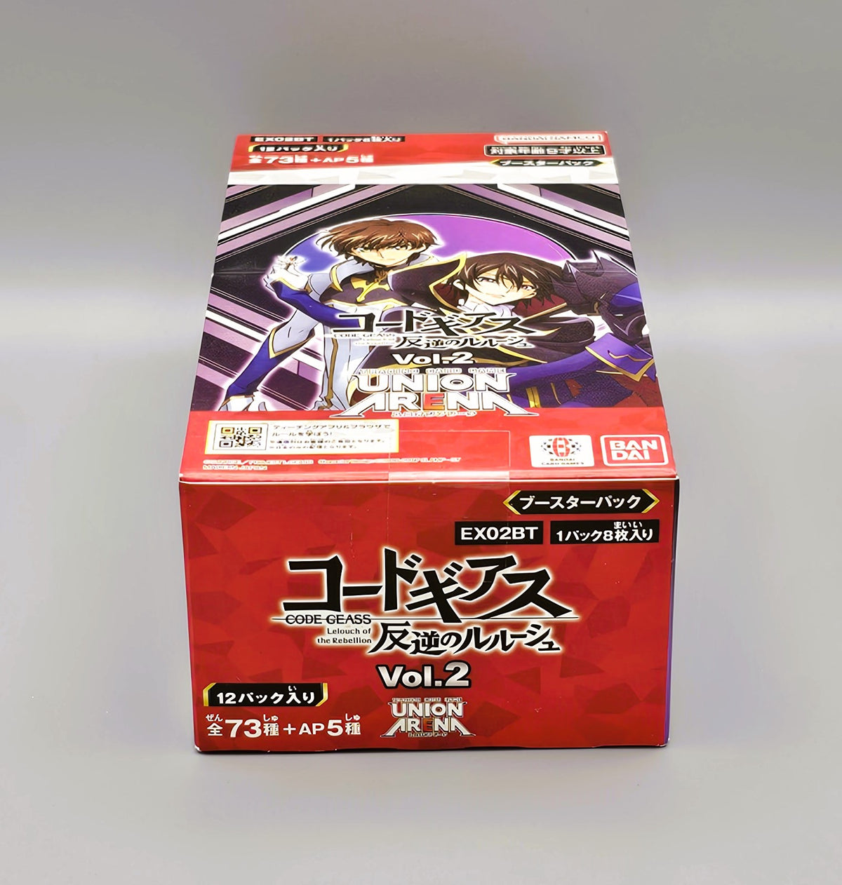 Union Arena - Code Geass Lelouch of the Rebellion Vol. 2 (EX02BT) | 12 Booster Pack Display | Japanisch
