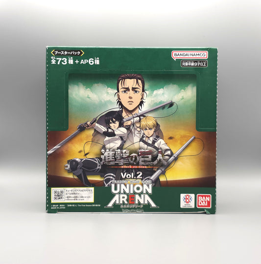 Union Arena - Attack on Titan Vol. 2 (EX10BT) | 16 Booster Pack Display | Japanisch