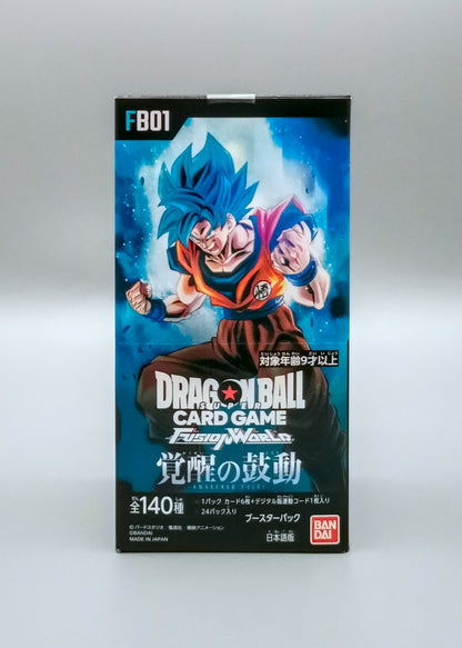 Dragon Ball Super FB01-JP Awakened Pulse | 24 Booster Pack Display | Japanisch