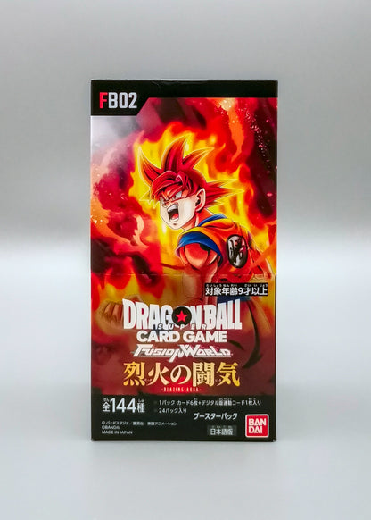 Dragon Ball Super FB02-JP Blazing Aura | 24 Booster Pack Display | Japanisch