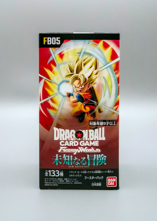Dragon Ball Super FB05-JP New Adventure | 24 Booster Pack Display | Japanisch