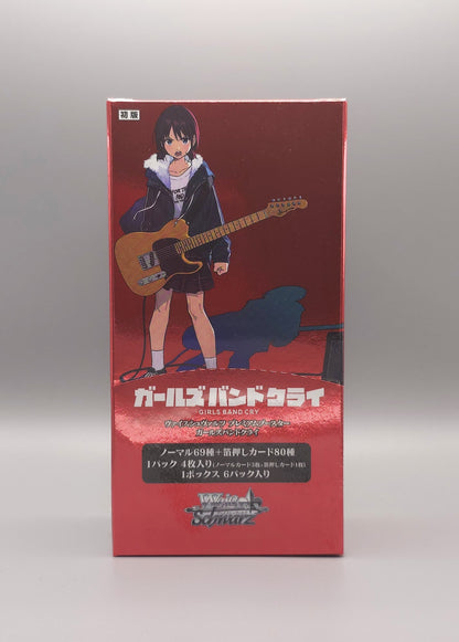 Weiss Schwarz - Girls Band Cry | 6 Booster Pack Display | Japanisch