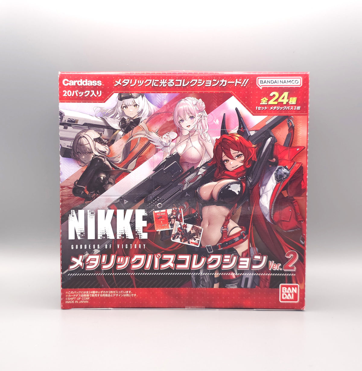 Bandai Carddass - NIKKE Goddess of Victory Ver. 2 | 20 Booster Pack Display | Japanisch