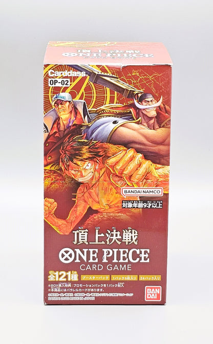 One Piece - Paramount War OP02-JP | 24 Booster Pack Display | Japanisch