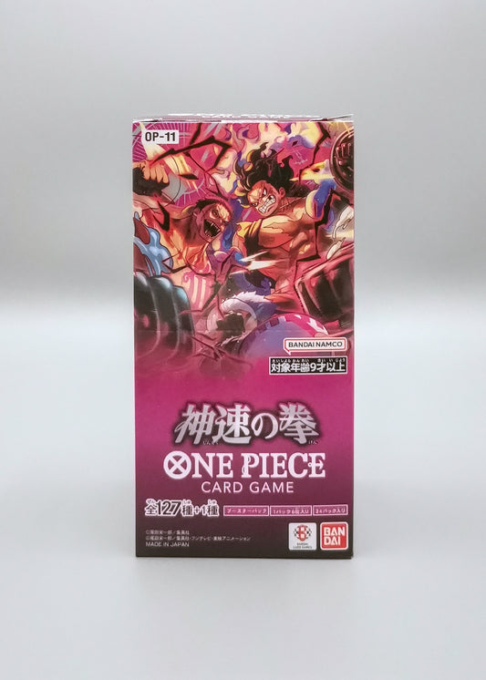 One Piece: Fist of Divine Speed OP11-JP | 24 Booster Pack Display | Japanisch