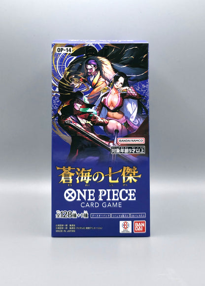 One Piece: The Azure Sea's Seven | OP14-JP | 24 Booster Pack Display | Japanisch
