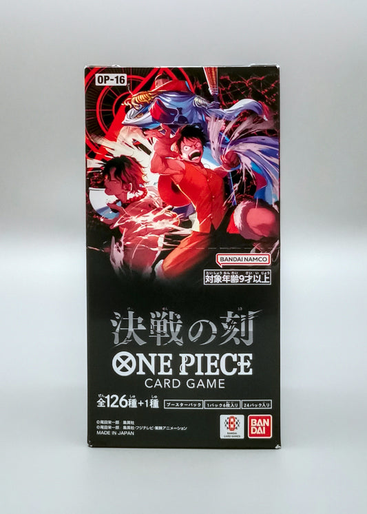 One Piece: The Time of Battle | OP16-JP | 24 Booster Pack Display | Japanisch