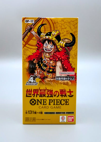 One Piece: The World's Strongest Warrior | OP17-JP | 24 Booster Pack Display | Japanisch