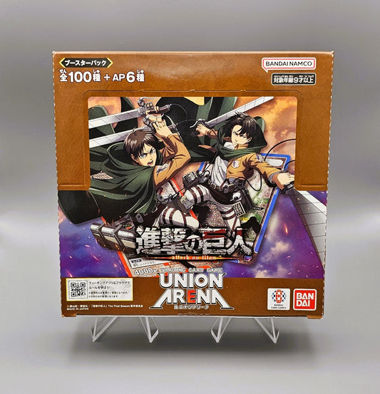 union arena attack on titan display
