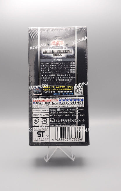 Yu-Gi-Oh! World Premiere Pack 2022 (WPP3-JP) | 15 Booster Pack Display | Japanisch