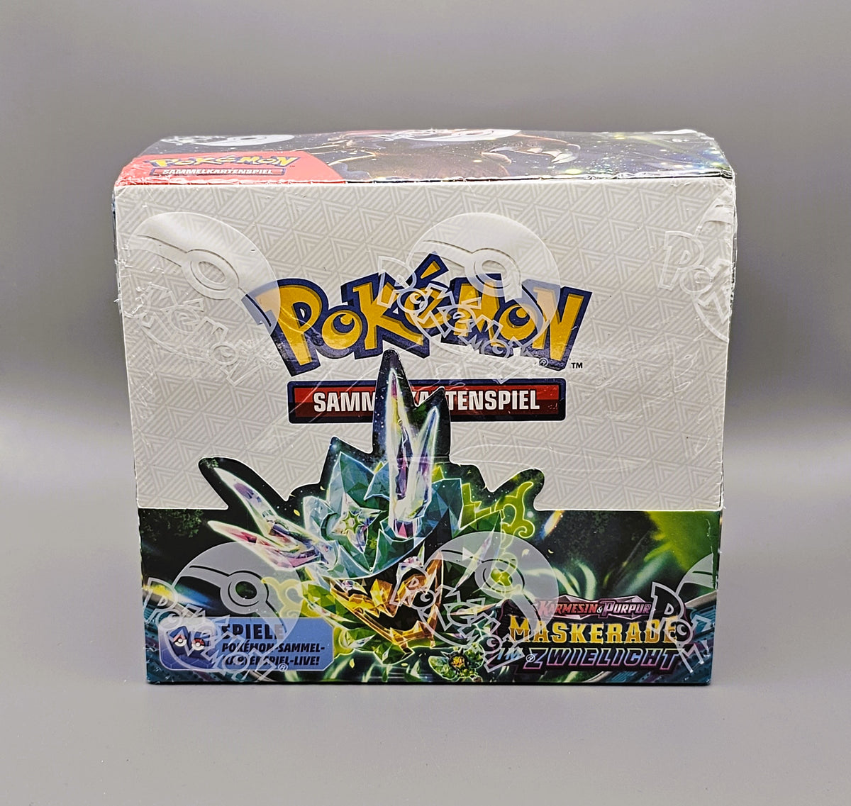 Pokemon KP06 Karmesin & Purpur: Maskerade im Zwielicht | 36 Booster Pack Display | Deutsch