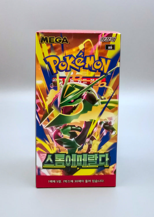 Pokemon M6 Storm Emeralda | 30 Booster Pack Display | Koreanisch