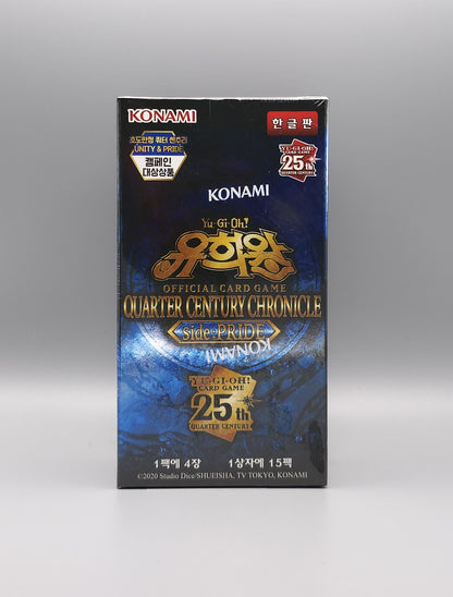 Yu-Gi-Oh! Quarter Century Chronicle side:PRIDE (QCCP-KR) | 15 Booster Pack Display | Koreanisch