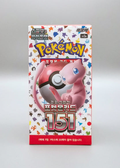 Pokémon Card 151 Display Koreanisch_front1