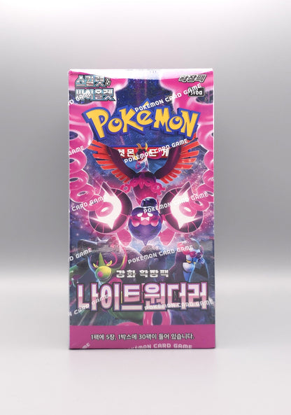 Pokemon sv6a Scarlet & Violet: Night Wanderer | 30 Booster Pack Display | Koreanisch