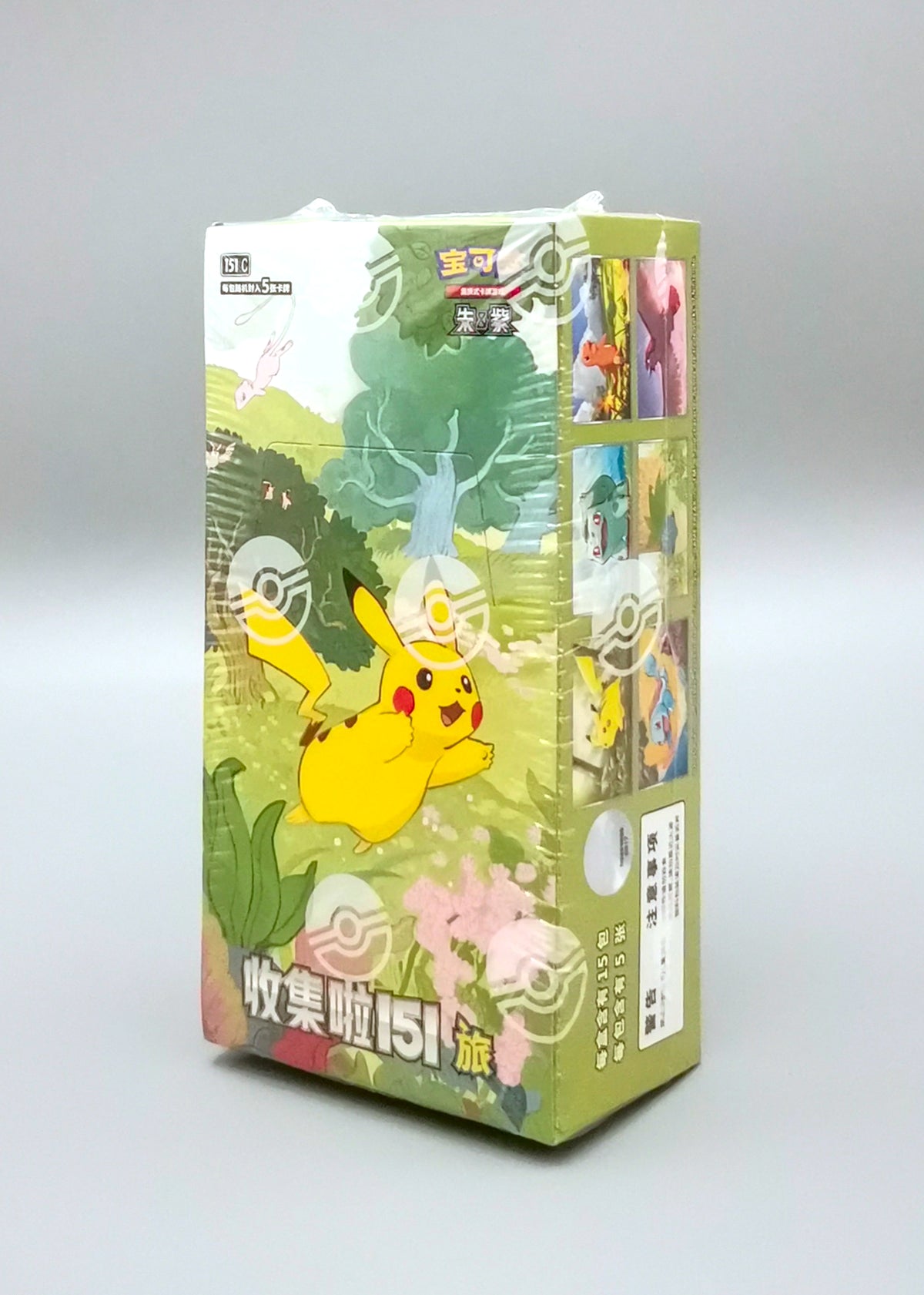 Pokemon Collect 151: Journey (151C) | Booster Pack Display | Simplified Chinese