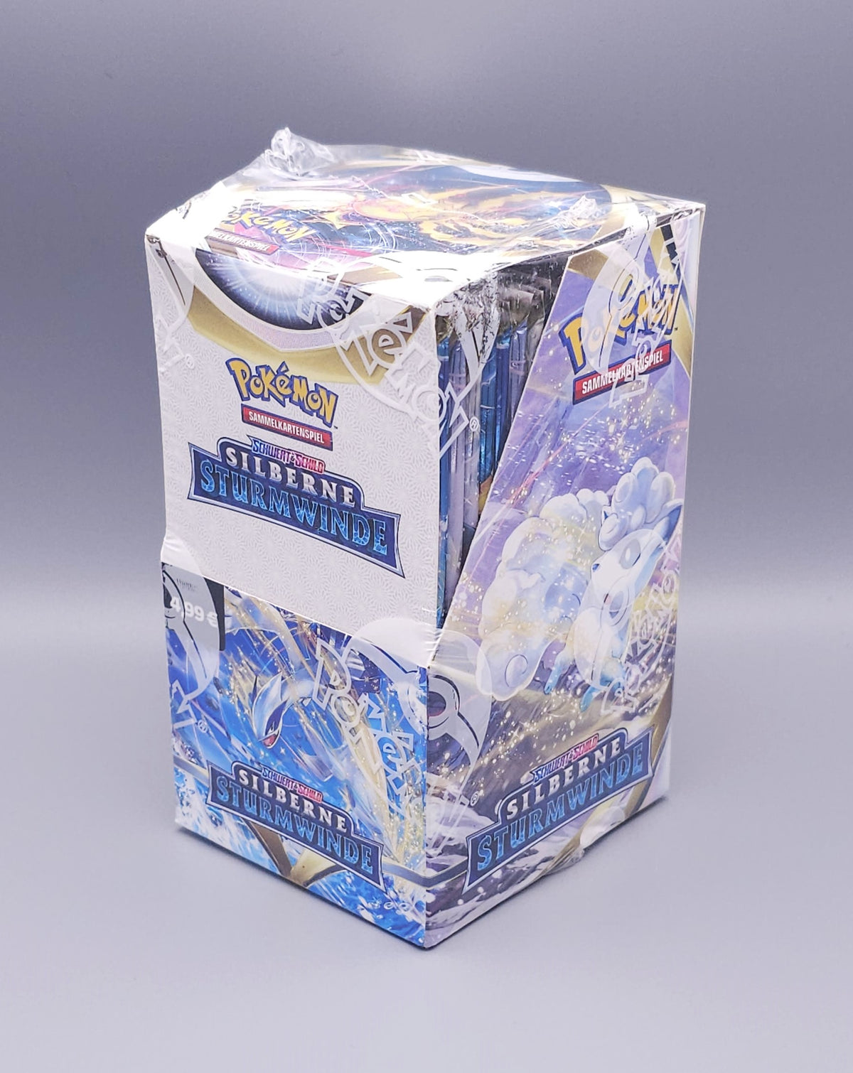 Pokemon SWSH12 Schwert & Schild: Silberne Sturmwinde | 18 Booster Pack Display | Deutsch