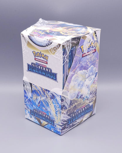 Pokemon SWSH12 Schwert & Schild: Silberne Sturmwinde | 18 Booster Pack Display | Deutsch