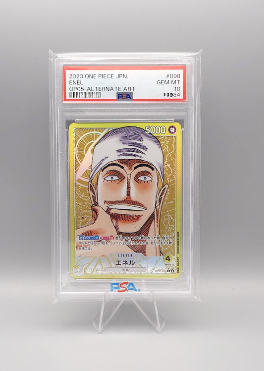 One Piece | Enel | OP05-098 v2 Leader | PSA10 | Japanisch