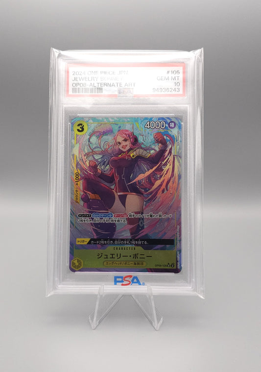 One Piece | Jewelry Bonney | OP08-105 SR | PSA10 | Japanisch