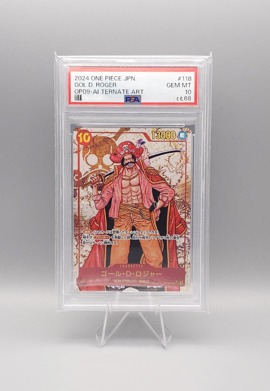 One Piece | Gol D. Roger | OP09-118 v2 SEC | PSA10 | Japanisch