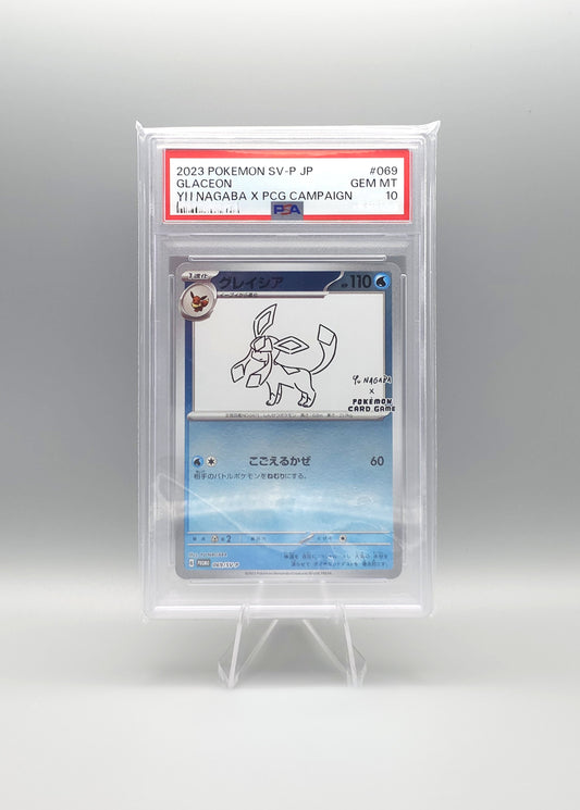 Yu Nagaba x Pokemon Promo | Glaceon SV-P 069 | PSA10 | Japanisch