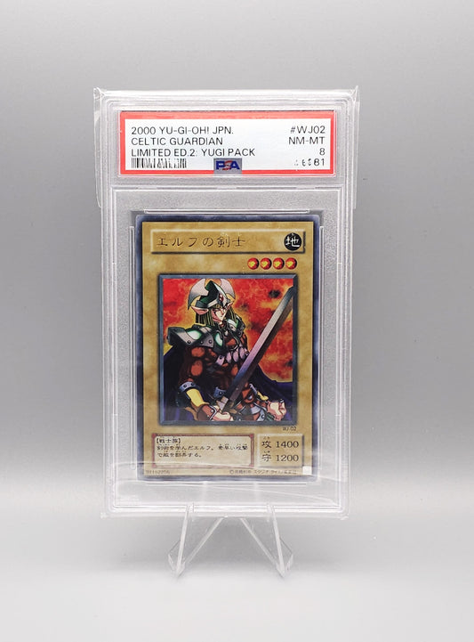 Yu-Gi-Oh! Limited Edition 2: Yugi Pack | Celtic Guardian | WJ-02 | PSA8 | Japanisch