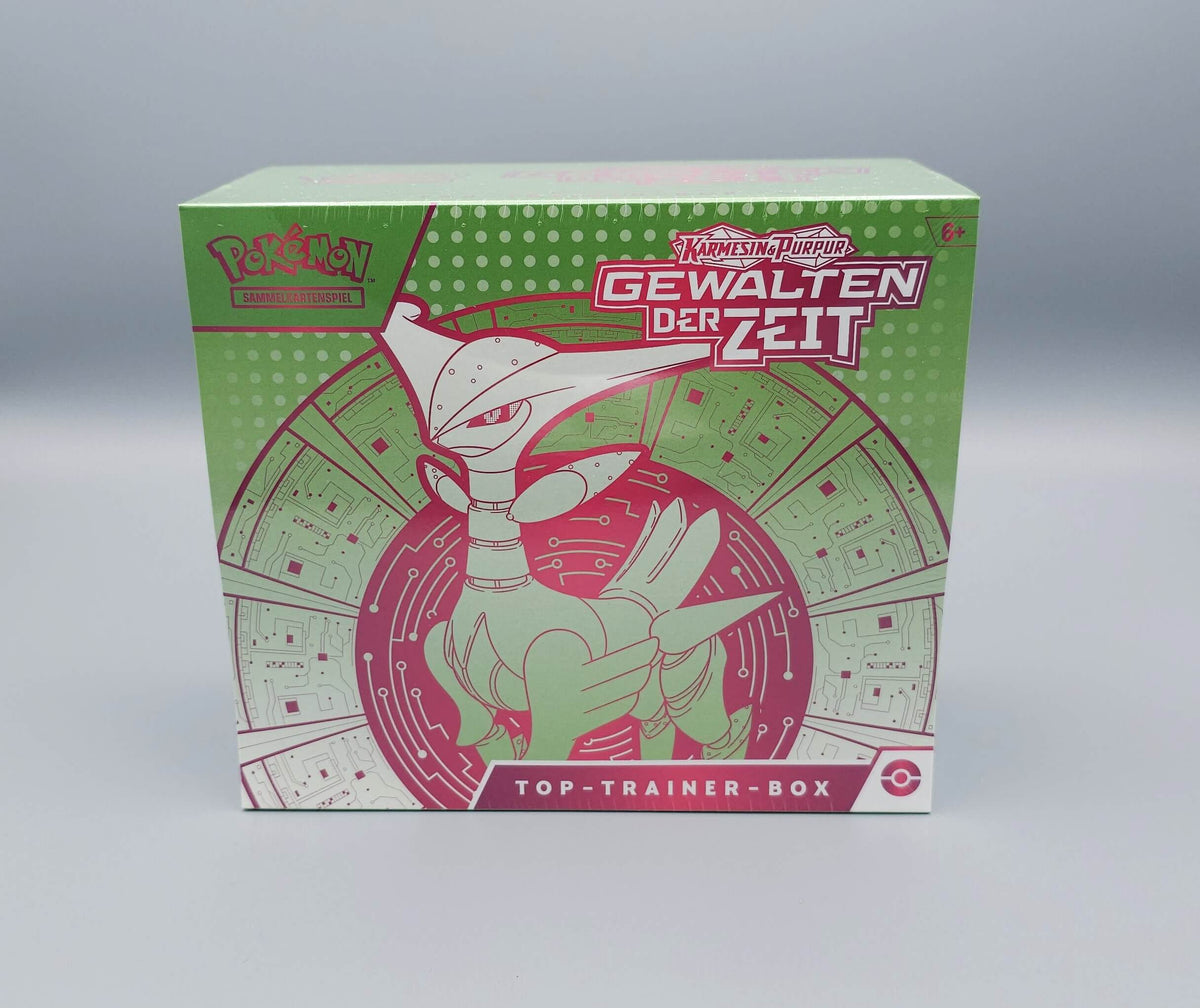 Pokemon KP05 Karmesin & Purpur: Gewalten der Zeit | Top-Trainer-Box | Deutsch